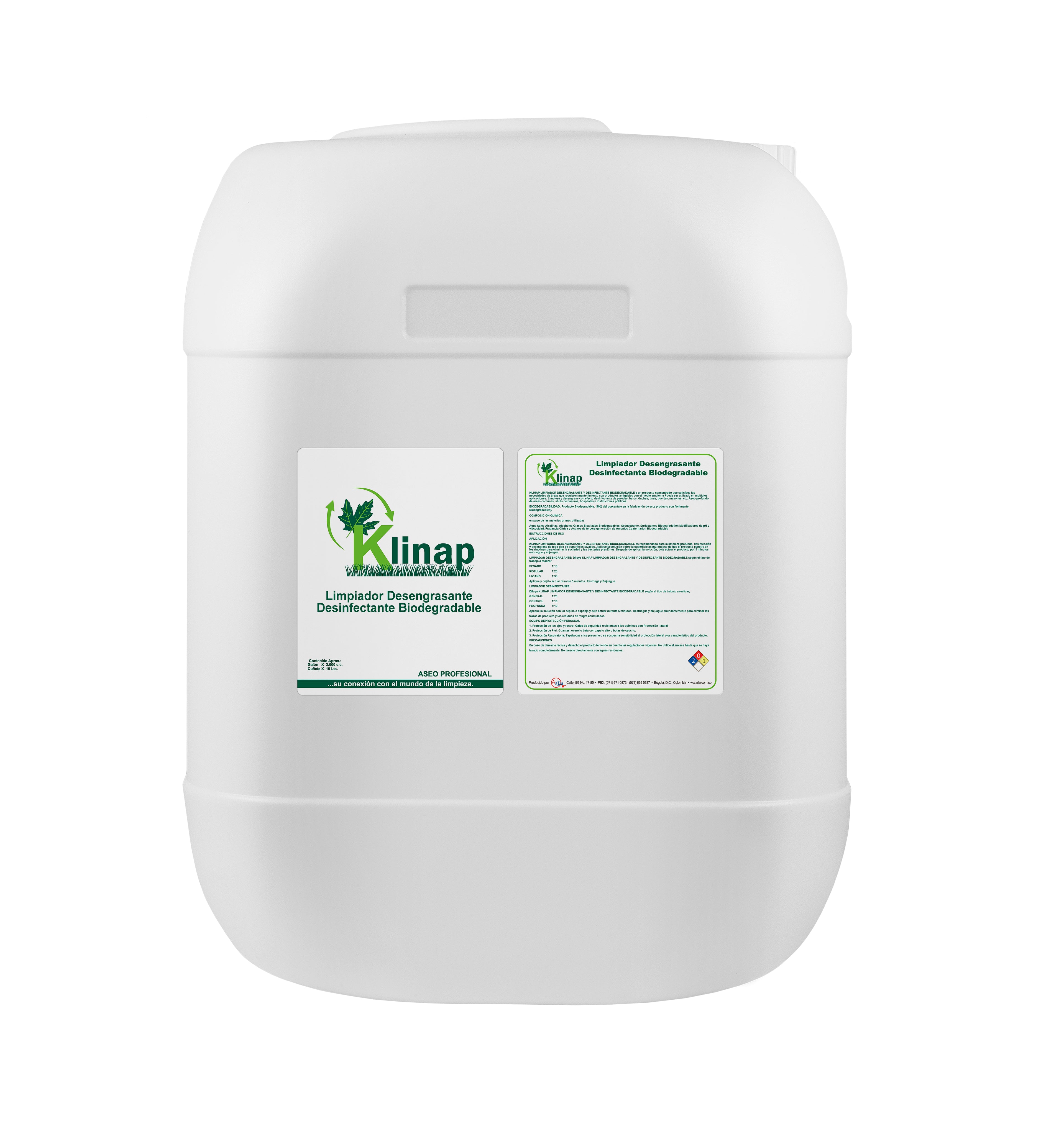 LIMPIADOR DESENGRASANTE BIO KLINAP