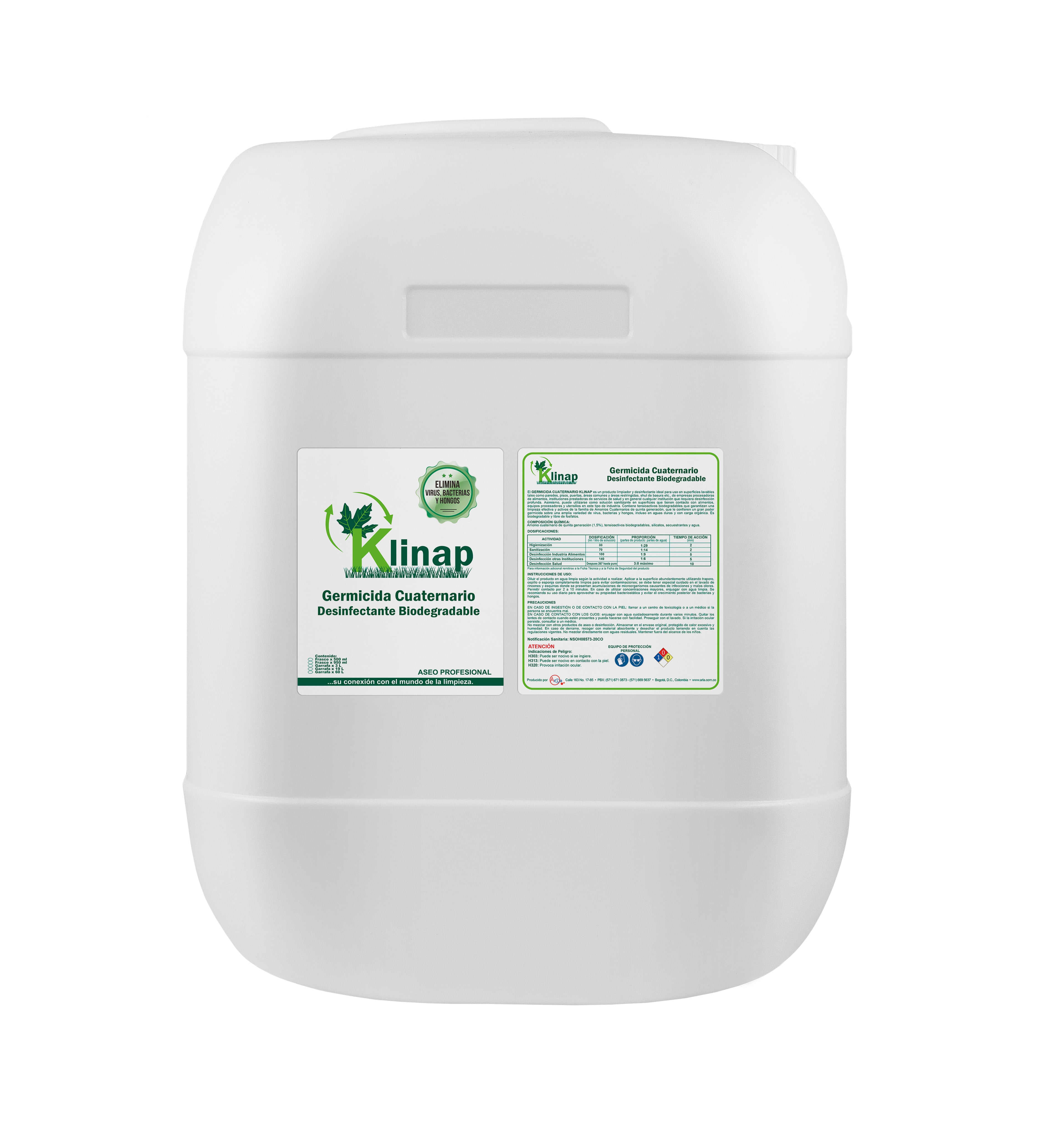 GERMICIDA CUATERNARIO KLINAP